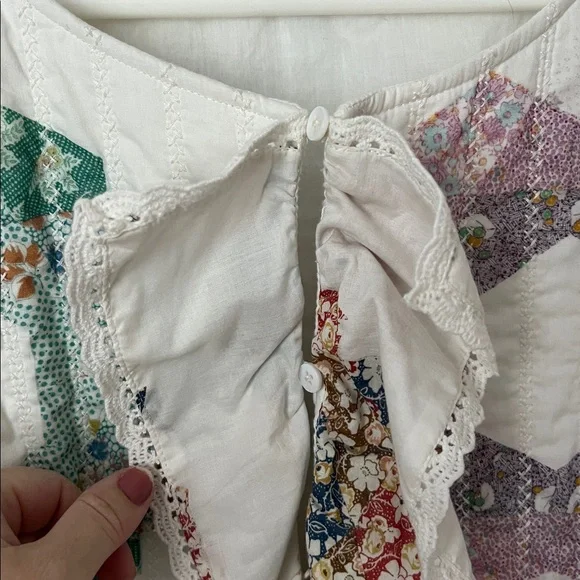 Sezane x Sea Collaboration quilted patchwork cardigan - Picture 5 of 8